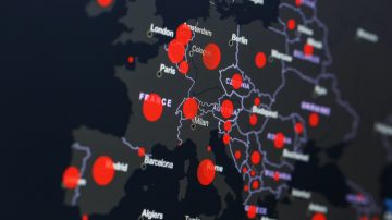 The top COVID-19 hotspots in Schengen area